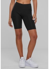 Urban Classics - Ladies Recycled Cycle Black - Shorts - svart - S - 80% polyester, 20% elastan,Syntetmaterial