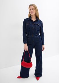 Combinaison en jean - bleu - taille 48 avec coton - bonprix