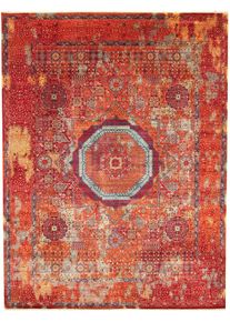 Mamluk Dywan orientalny 360 x 270 Czerwony (Pakistan) Ręcznie Tkany