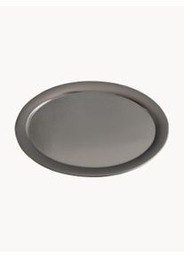 SOOS Atelier Tabuleiro em aço inoxidável Shiloh Prateado Metal L 29 x P 22 cm