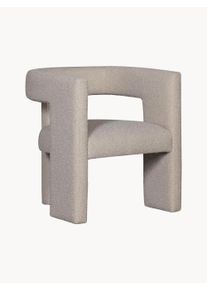 Woood Krzesło z podłokietnikami Bouclé Tiwa Beżowy Różne rozmiary