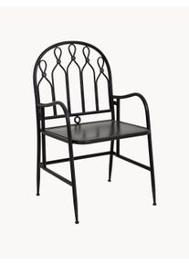 Creaciones Meng Kovová záhradná stolička Zylar Čierna Š 56 x V 96 cm
