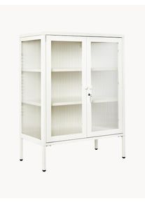 Mustard Made Witryna z metalu The Mixer Biały Metal S 75 x W 100 cm