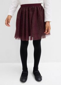 Miniskjørt i tyll, brun, størrelse 128/134, bonprix