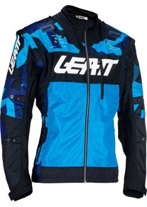 Leatt 4.5 X-Flow Blue, kurtka tekstylna , kolor: Niebieski/Czarny/Granatowy , rozmiar: L