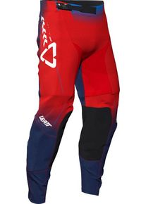 Leatt 4.5 Junior V26, pantalon textile pour jeunes , couleur: Rouge/Bleu Foncé/Bleu , taille: M