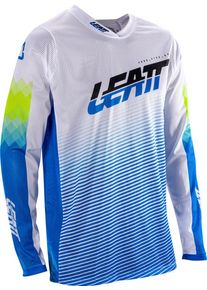 Leatt 4.5 X-Flow V26 Pixel, koszulka , kolor: Biały/Niebieski/Neonowyowy-Żółty/Turkusowy , rozmiar: XL