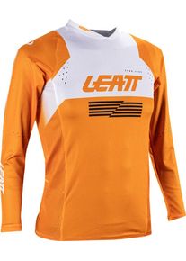 Leatt 4.5 Junior V26, jersey juvenil , color: Naranja/Blanco , tamaño: M