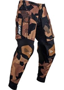 Leatt 4.5 Enduro Stone, pantalon en textile , couleur: Marron/Marron Foncé/Noir , taille: L