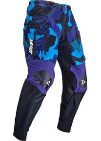 Leatt 4.5 Enduro Blue, stoffen broek , kleur: Blauw/Donkerblauw/Zwart , maat: M