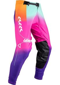 Leatt 5.5 I.K.S. V26 Pinata, pantalon en textile , couleur: Fuchsia/Turquoise/Mauve/Orange , taille: L