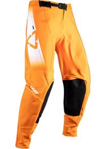 Leatt 4.5 Junior V26, stoffen broek jeugd , kleur: Oranje/Wit , maat: L