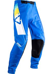 Leatt 4.5 V26 Pixel, stoffen broek , kleur: Blauw/Wit/Neon-Geel/Turquoise , maat: L