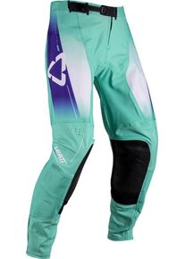 Leatt 4.5 V26, stoffen broek , kleur: Turquoise/Lila/Wit , maat: XL
