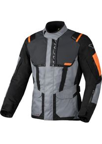 Macna Rancher 2.0, kurtka tekstylna wodoodporna , kolor: szary/czarny/pomarańczowy , rozmiar: XXL