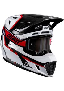 Leatt 7.5 V26, motocross helmet , color: White/Black/Red , size: S