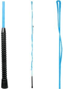 Waldhausen Longierpeitsche, einteilig, ohne Wirbel, azurblau, 180cm