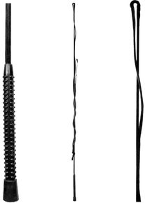 Waldhausen Longierpeitsche, einteilig, ohne Wirbel, schwarz, 200cm