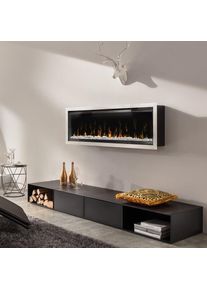 Wodtke feel the flame X Foyer &eacute;lectrique avec lit de braises en cristaux de verre, 025 211,