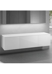 neoro n50 Meuble bas l: 200 cm avec 3 tiroirs, BN0432WH+2#BN0431WH+BN0406WH,