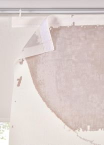 bonprix Fényvédő lapfüggöny, mintás (1 db), barna, mag./szél.: 145/57 cm