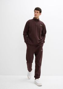 bonprix Edzőruha tiszta pamutból (2-részes szett), Loose Fit, barna, 56/58 (XL)