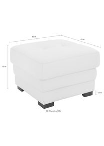 COTTA Hocker »Royale« in braun, Größe B/H/T: 65 cm x 42 cm x 65 cm