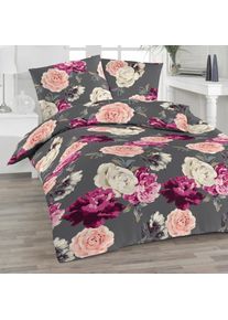 Florella Bettwäsche »Marin in grau, Größe B/L: 40 cm x 80 cm