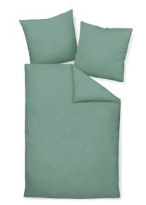 Janine Bettwäsche »Colors 31001 in grün, Größe B/L: 70 cm x 90 cm