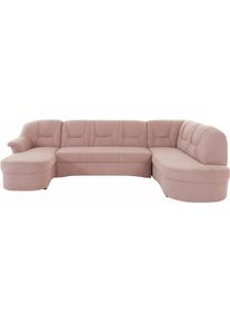 DOMO collection Wohnlandschaft »Sarafina in rosa, Größe B/H/T: 295 cm x 83 cm x 180 cm