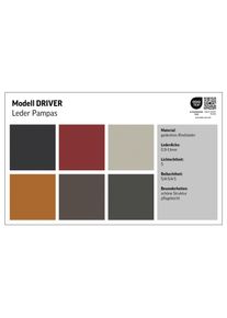 COTTA Hocker »Driver« mit edlen Metallfüßen in weiß, Größe B/H/T: 101 cm x 43 cm x 65 cm