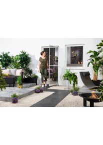 Hecht International Insektenschutz-Tür »Alu-Türbausatz« BxH: 120x240 cm in weiß, Größe B/H: 100 cm x 210 cm