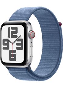 Apple Smartwatch »Watch SE Aluminium« (4,4 cm / 1,73 ′′) Watch OS 10;Siri;EKG;Herzfrequenz in silberfarben, Größe One-Size