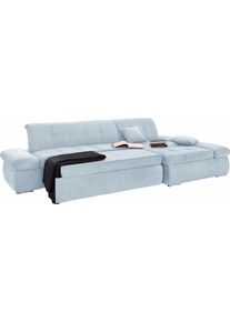 DOMO collection Ecksofa »NMoric XXL in blau, Größe B/H/T: 300 cm x 80 cm x 172 cm