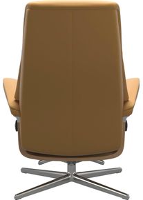stressless Relaxsessel »View« mit Cross Base in gelb, Größe B/H/T: 82 cm x 109 cm x 81 cm