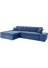DOMO collection Ecksofa »NMoric XXL in blau, Größe B/H/T: 300 cm x 80 cm x 172 cm
