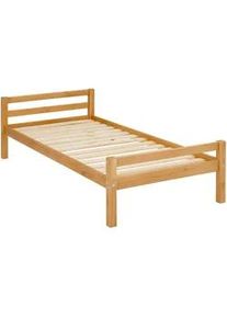 Mid.you Bett , Naturfarben, Kieferfarben , Holz , Kiefer , massiv , 90x200 cm , Fsc , Schlafzimmer, Komplette Schlafzimmer und Serien, Schlafzimmerserien