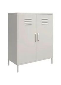Mid.you Highboard , Taupe , Metall , Uni , 2 Fächer , 79x100x39 cm , stehend , Kleinmöbel, Kommoden, Highboards