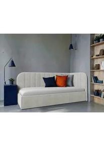 Mid.you Polsterbett , Beige , Holz, Holzwerkstoff , 90x200 cm , Stoffauswahl,verstellbar , Schlafzimmer, Betten, Polsterbetten