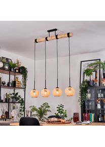 hofstein Basto Suspension, Suspension Écru, Noir, 4 lumières