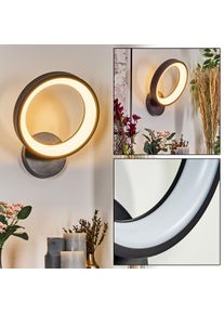 hofstein Delor Applique murale LED Noir, 1 lumière, Changeur de couleurs
