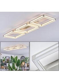 hofstein Danor Plafonnier LED Nickel mat, 1 lumière