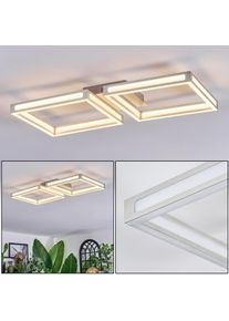 hofstein Danor Plafonnier LED Nickel mat, 1 lumière