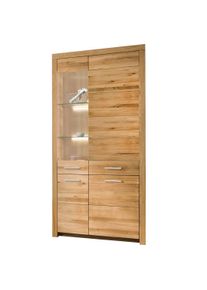 Vitrinekast "Sorano" | zonder verlichting | zwart | Variant 01 | allnatura