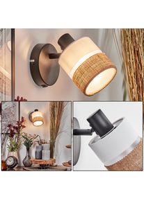 hofstein Fallhagen Wandlamp, Muurspot Zwart, 1-licht