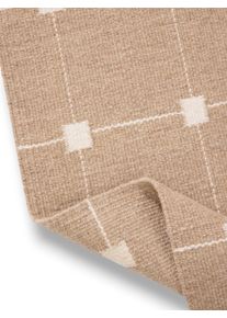 benuta Pure Ullteppe Grady Beige 120x170 cm Geometrisk,Strips
