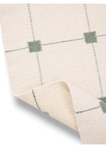 benuta Pure Ullteppe Grady Krem/grønn 120x170 cm Geometrisk,Strips