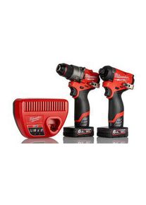 Milwaukee Milwaukee M12FPP2A2-602X, 12V Cordless Cordless Power Tool Kit - Cordless Power Tool Kit - M12FPP2A2-602X