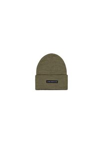 Alpha Industries , Skimütze »Rubber Logo Beanie« , dark olive