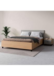 VOX , Bett »SIMPLE, sehr strapazierfähig, hydraulischer Bettkasten oder Schublade« Breiten: 90/120/140/160 und 180cm, extrem hohe Belastbarkeit,...